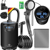 KESSER® Campingdouche - Tuindouche - Mobiele douche - Zwart